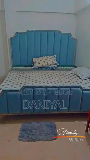 Sturdy Wooden Master Bed Frame in Excellent Condition