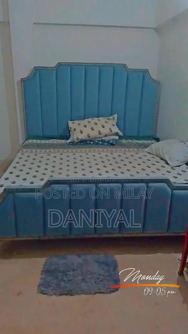 Sturdy Wooden Master Bed Frame in Excellent Condition