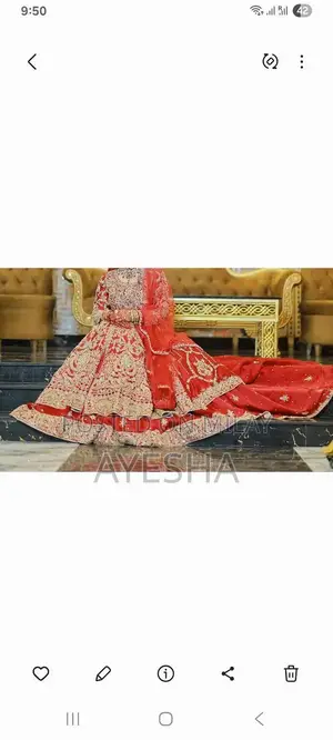 Elegant Farshi Bridal Lehnga with Exquisite Handmade Adda Work