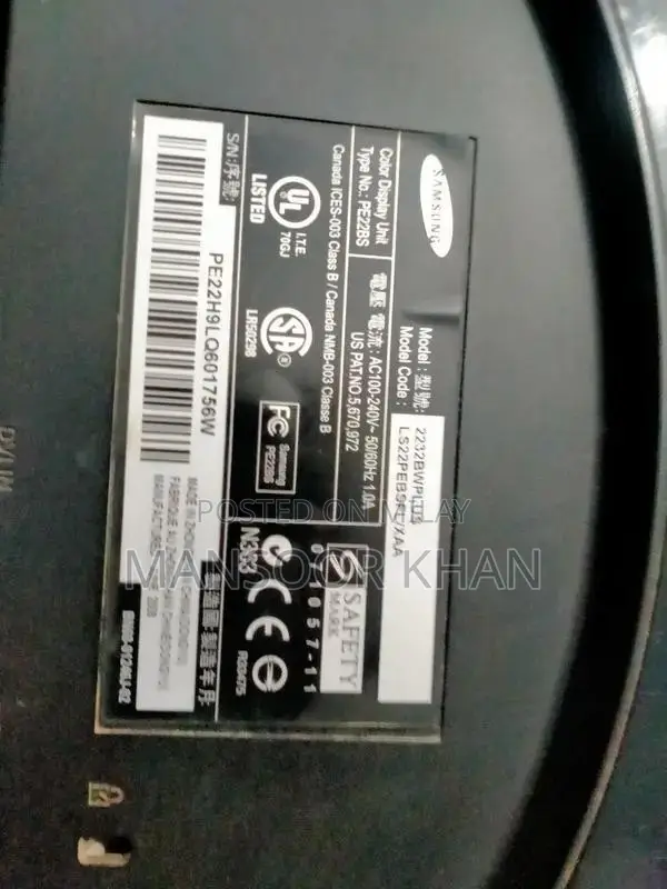 Samsung 24-inch LCD Monitor Professional Display