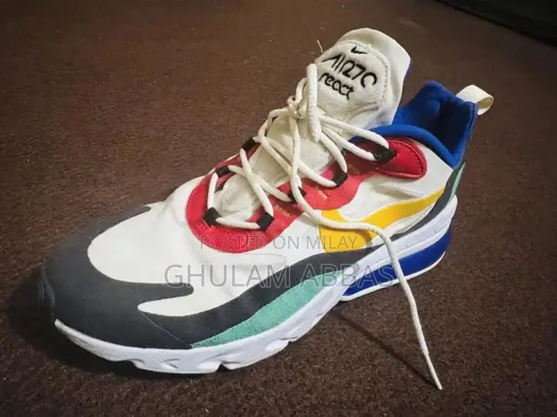 Nike Air Max 270 React Men's Athletic Sneakers - Comfortable Modern De