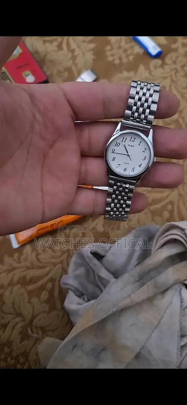 Authentic Seiko and Alba Analog Wristwatch - Classic Design Timepiece