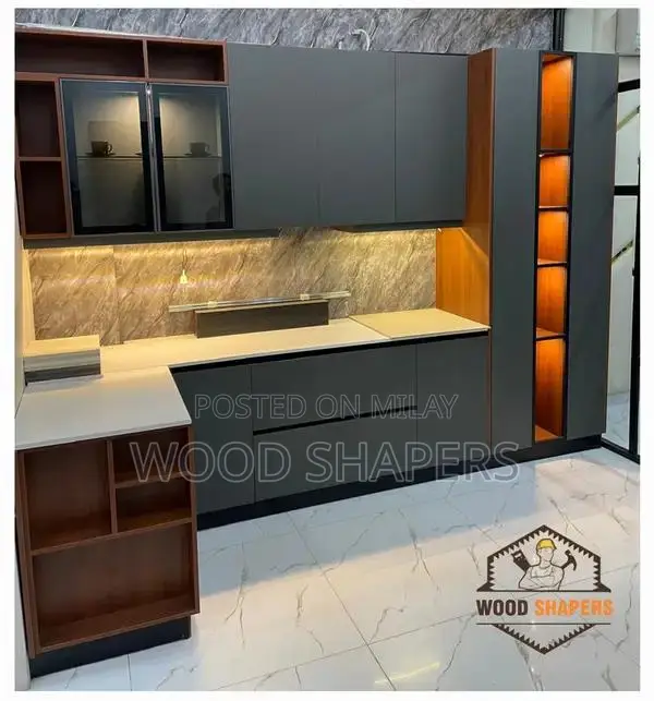 Custom Wood Furniture: Kitchen Cabinets, Media Walls, Racks