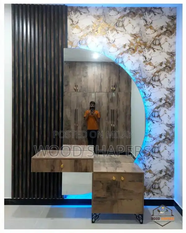 Custom Wood Furniture: Kitchen Cabinets, Media Walls, Racks