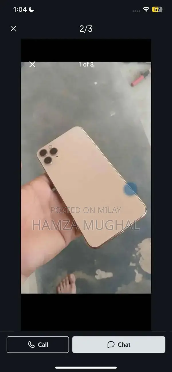 iPhone 11 Pro Max Smartphone with Battery and Face ID