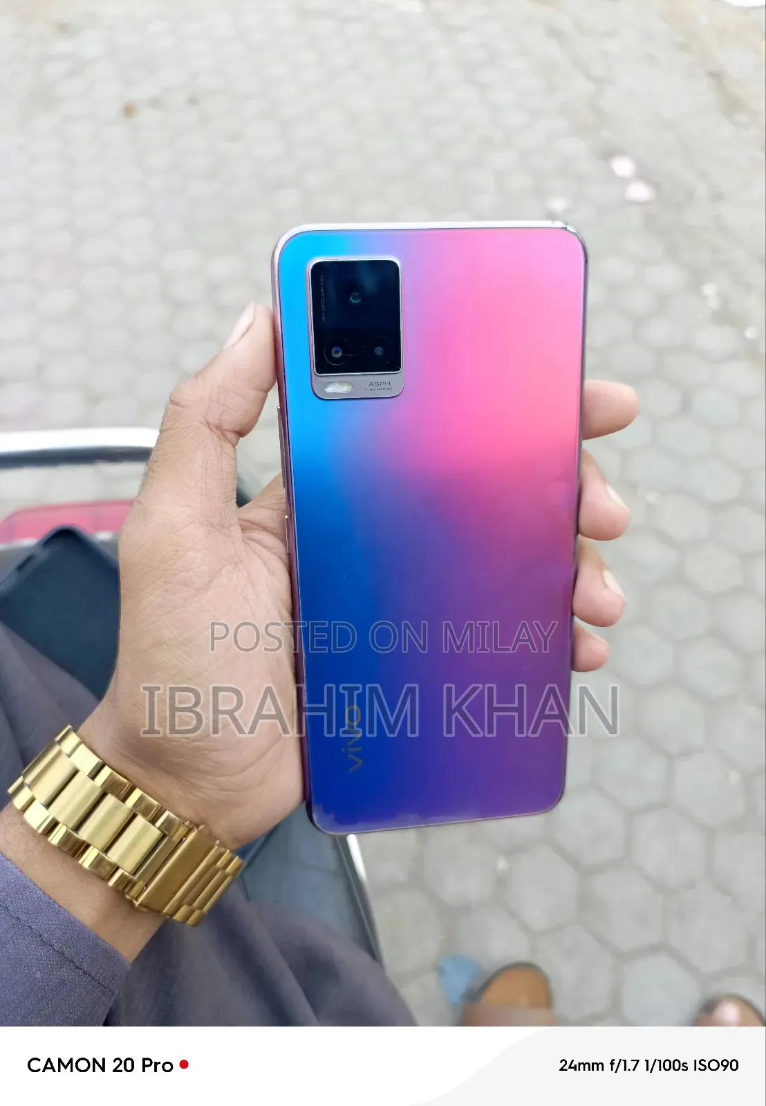 Vivo V20 128 GB Pink