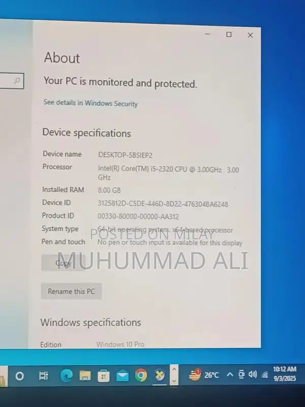 Desktop PC with 8GB RAM, Core i5, Nvidia GT 640 Graphics