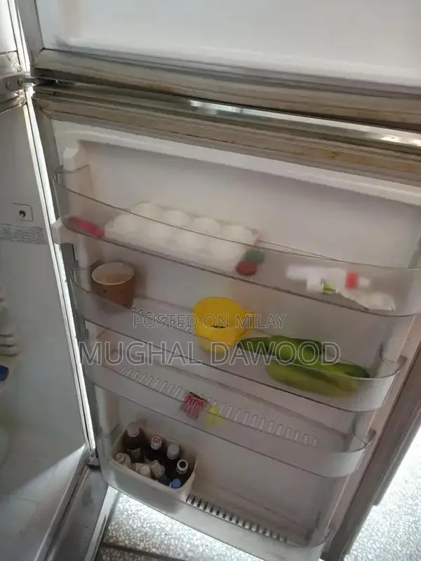 Full Size Grey Refrigerator by Pel