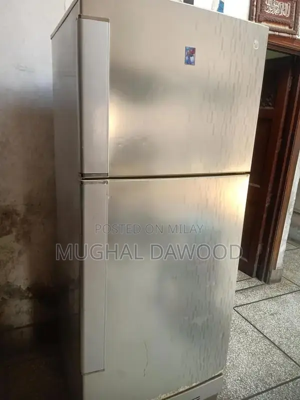Full Size Grey Refrigerator by Pel