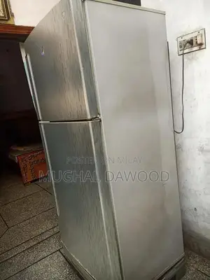 Full Size Grey Refrigerator by Pel