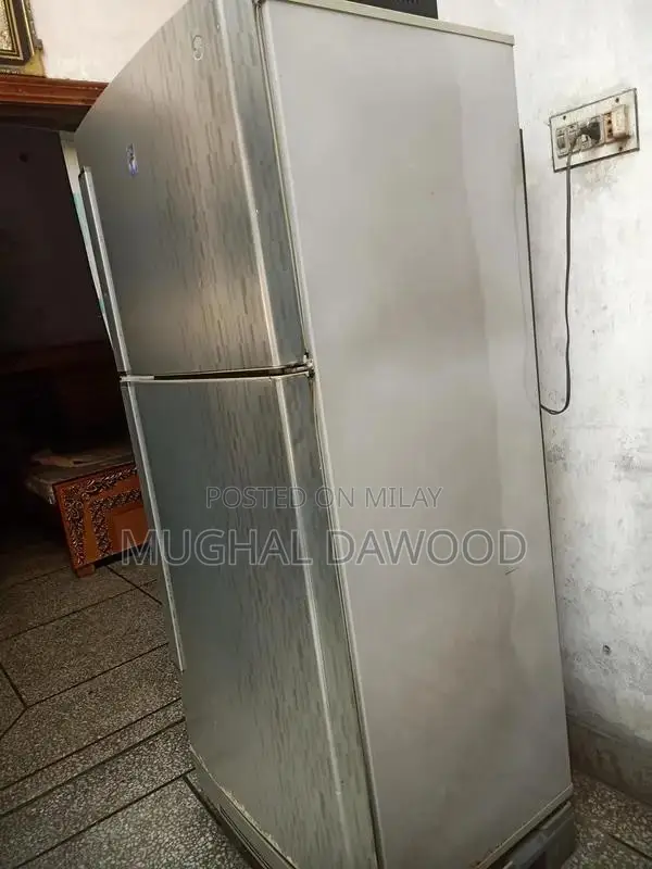 Full Size Grey Refrigerator by Pel