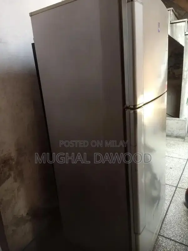 Full Size Grey Refrigerator by Pel