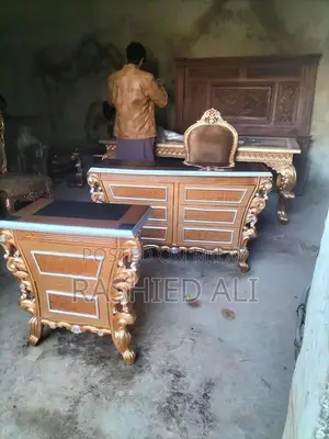 Elegant Wood Headboard and Furniture Piece