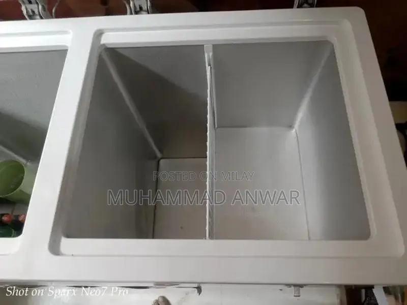 PEL Double Door Refrigerator Freezer - White