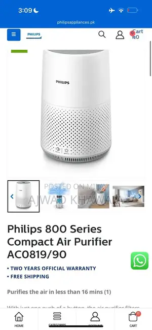 Photo - Philips Automatic Air Purifier with Advanced Healthy Life Features