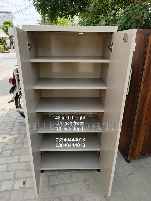 Laminated Shoe Rack and Book Shelf Cabinet