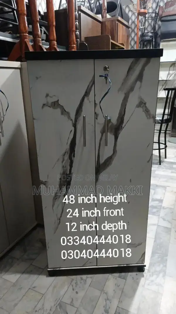 Laminated Shoe Rack and Book Shelf Cabinet