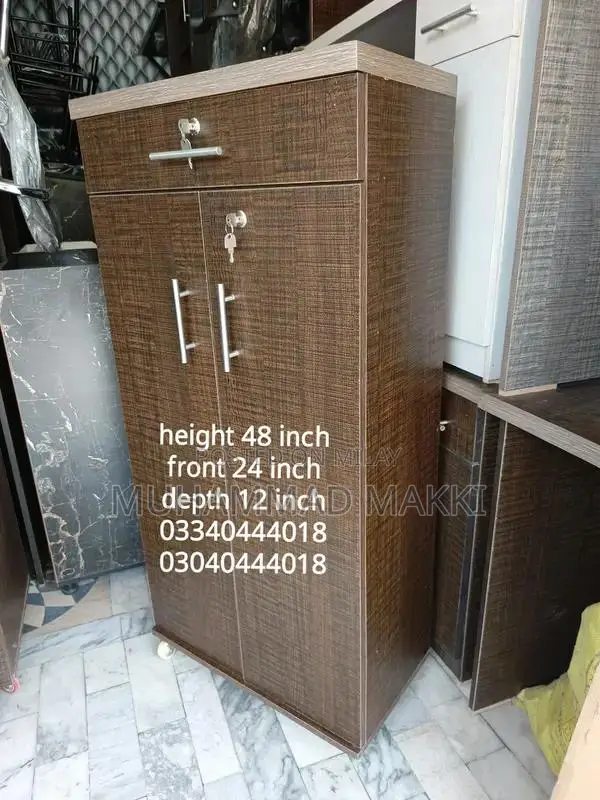 Laminated Shoe Rack and Book Shelf Cabinet