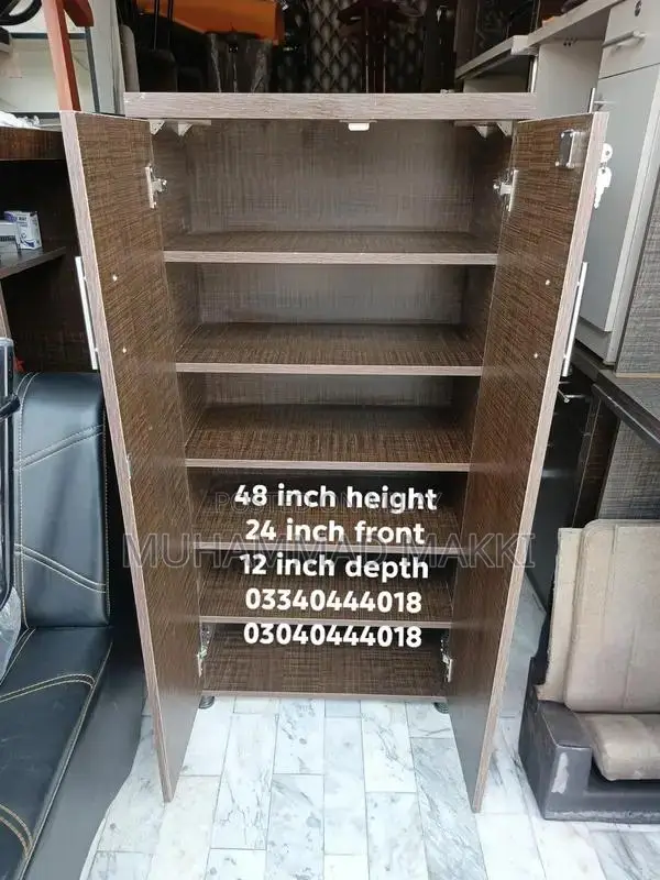 Laminated Shoe Rack and Book Shelf Cabinet