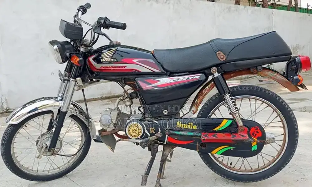 70cc Motorcycle - Original Tanki Bike in Red