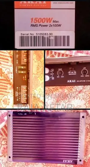 Photo - High-Power 2-Channel Car Audio Amplifier from Japan