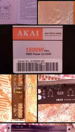 High-Power 2-Channel Car Audio Amplifier from Japan