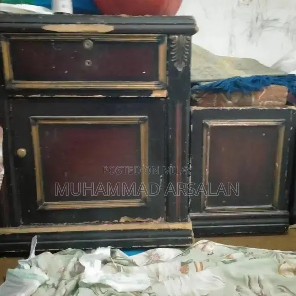 4-Door Bedroom Furniture Set with Side Table