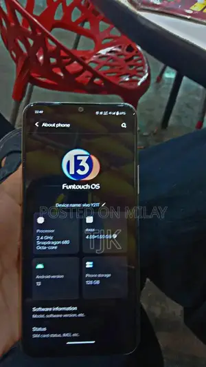 Vivo Y21T Smartphone 128GB Storage Compact Design