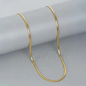 Gold Snake Chain Necklace - Vintage Men's Luxury Jewelry