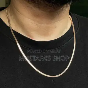 Gold Snake Chain Necklace - Vintage Men's Luxury Jewelry