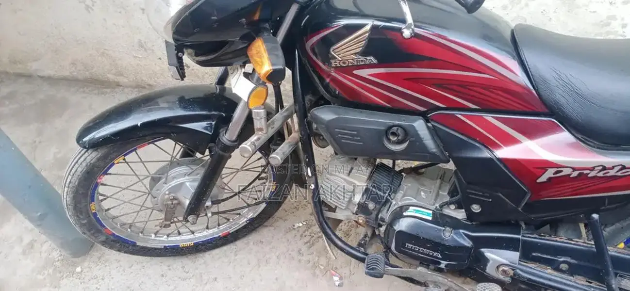 Honda Pridor 2020 Motorcycle - Near Mint Condition