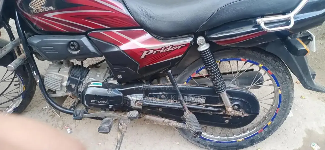 Honda Pridor 2020 Motorcycle - Near Mint Condition