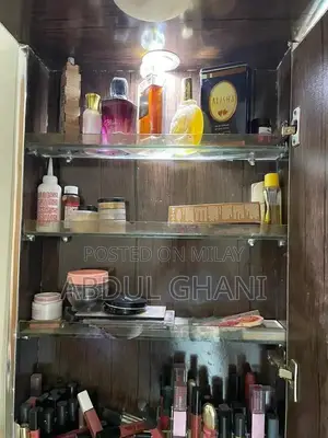 Makeup Dressing Table with Charging Ports and Lights