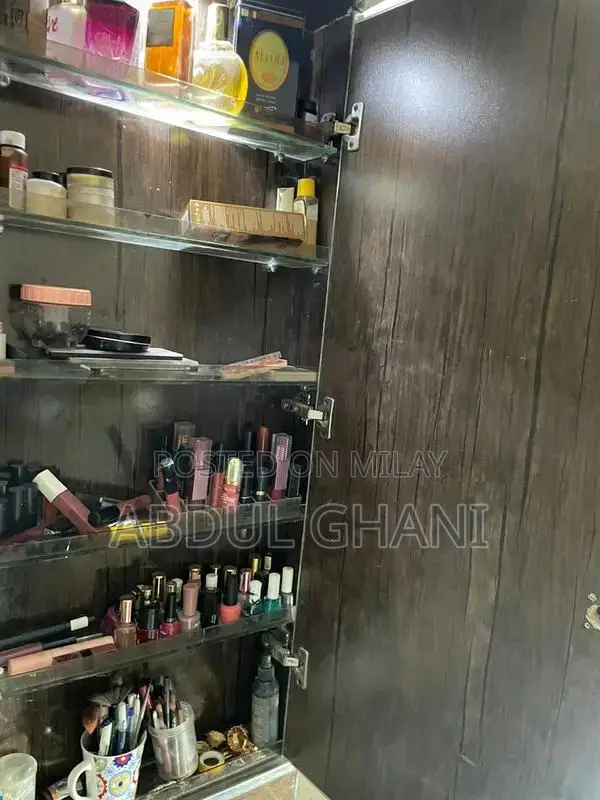 Makeup Dressing Table with Charging Ports and Lights