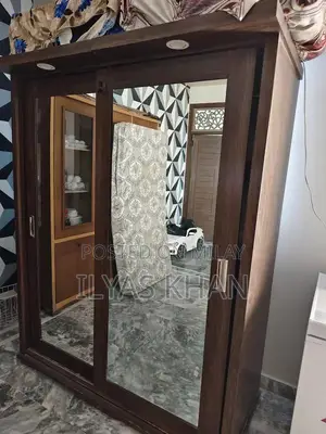 Photo - Classic Lasani Wood Wardrobe - Stylish Storage Solution