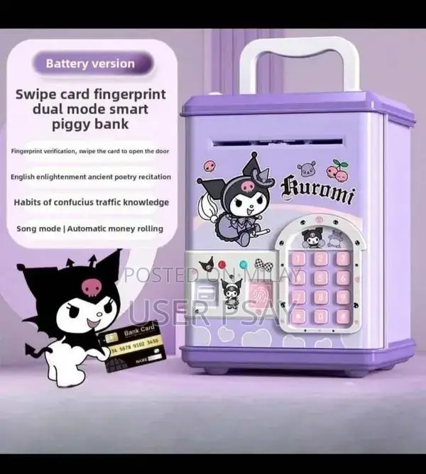 Interactive Kids Electronic Money Bank with Character Designs