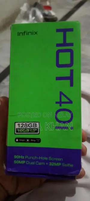 Infinix Hot 40i Smartphone 8GB RAM 128GB Storage