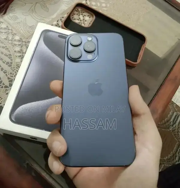 Apple iPhone 15 Pro Max Blue Titanium Flagship Smartphone