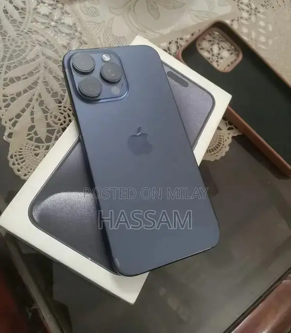 Apple iPhone 15 Pro Max Blue Titanium Flagship Smartphone
