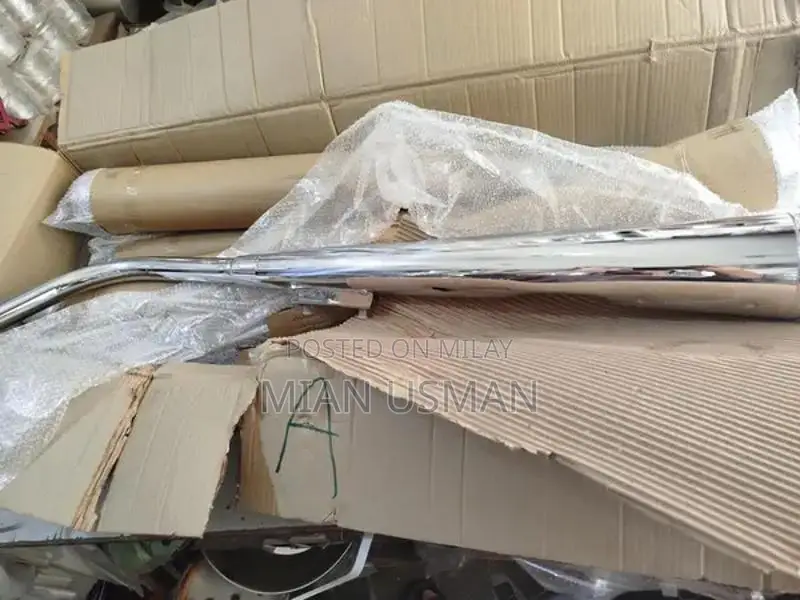 Honda 125 Chrome Motorcycle Exhaust Silencer