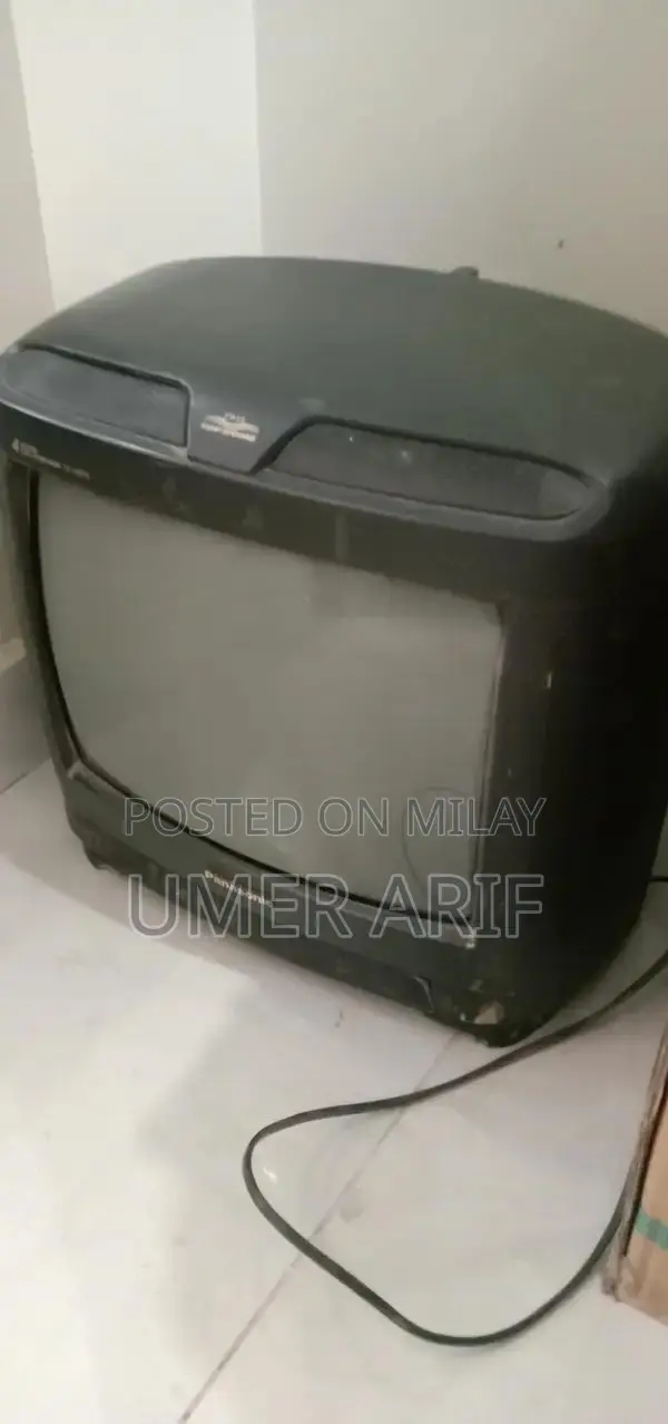 Vintage Panasonic 14-Inch Television with Original Remote Control