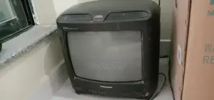 Vintage Panasonic 14-Inch Television with Original Remote Control