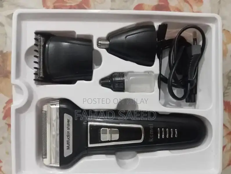 Multi-Function Hair Trimmer for Head, Face, and Nose