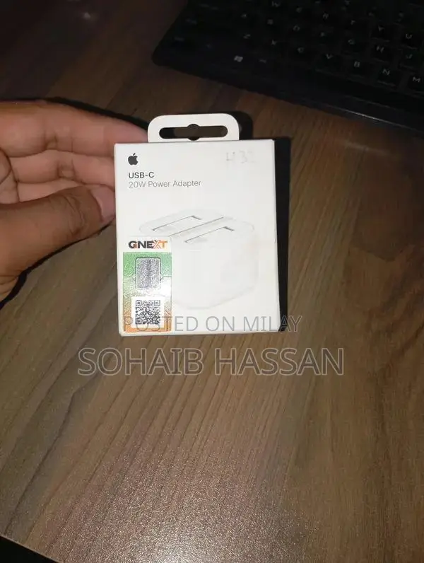 Original iPhone Power Adapter with 1 Year Warranty