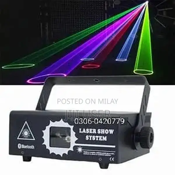 Bluetooth Animated Laser DJ Light Projector for Parties & Events