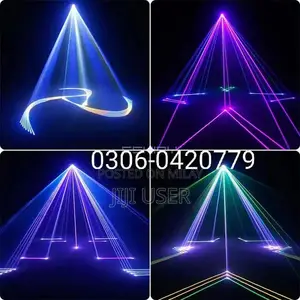 Bluetooth Animated Laser DJ Light Projector for Parties & Events