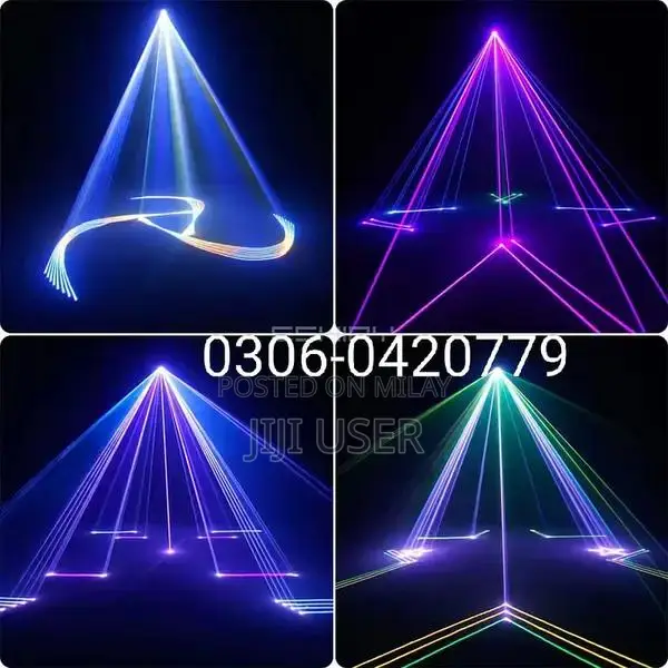 Bluetooth Animated Laser DJ Light Projector for Parties & Events
