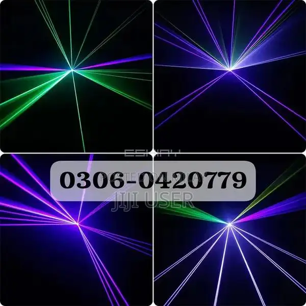Bluetooth Animated Laser DJ Light Projector for Parties & Events