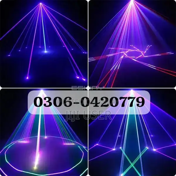 Bluetooth Animated Laser DJ Light Projector for Parties & Events