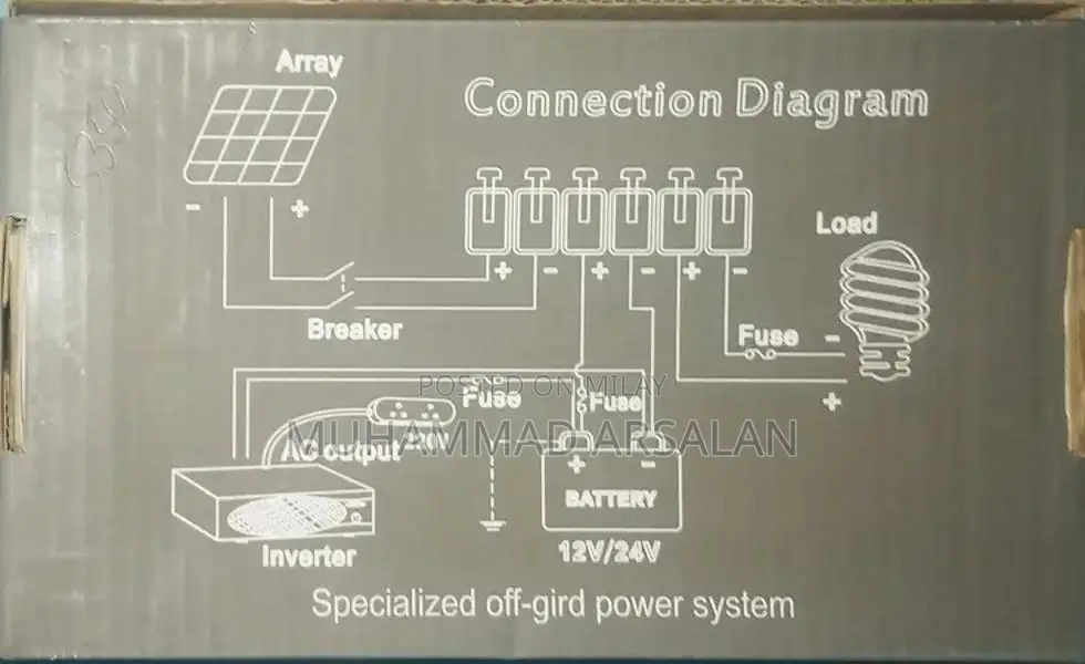 Kingway 12/24V 30A PWM Solar Battery Charger Smart Charging